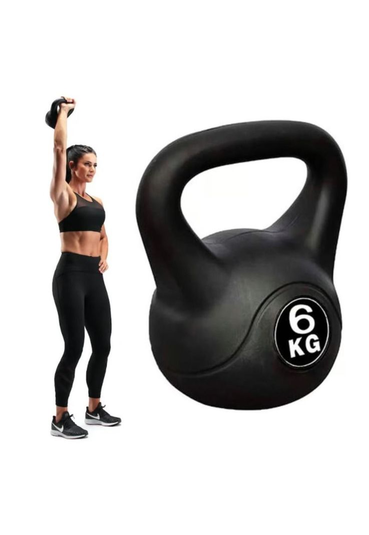 Pesa Rusa Kettlebell 6kg  para Entrenamiento y Fitness-3