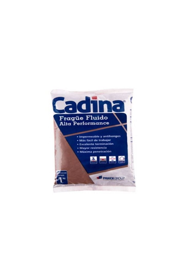 Frague Fluido Cafe Oscuro 1kg Impermeable Antihongos Cadina-0