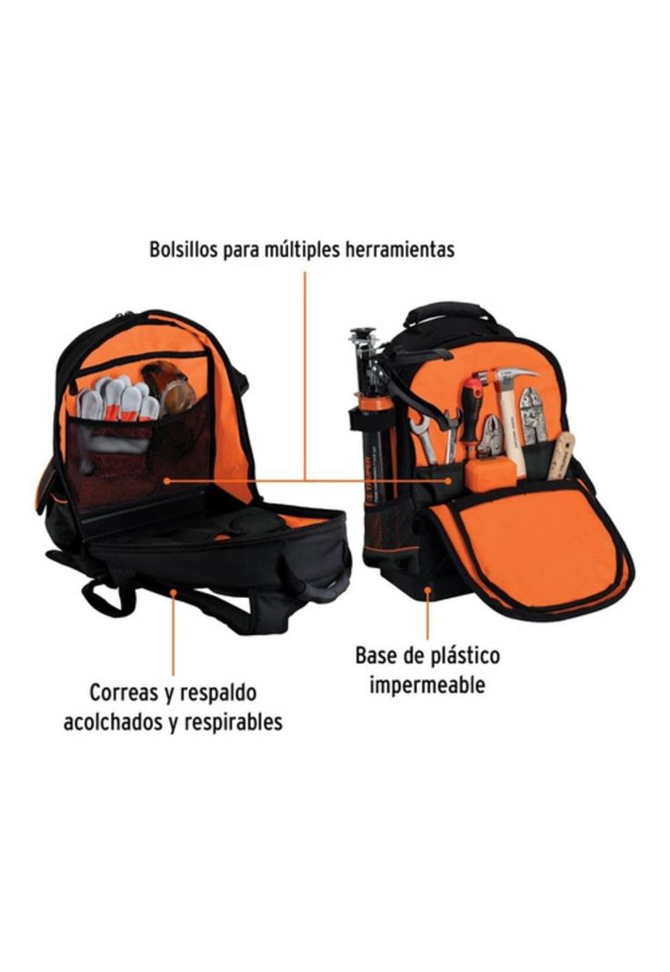 Mochila Porta Herramientas 57 Comp Truper Mohe-13-3