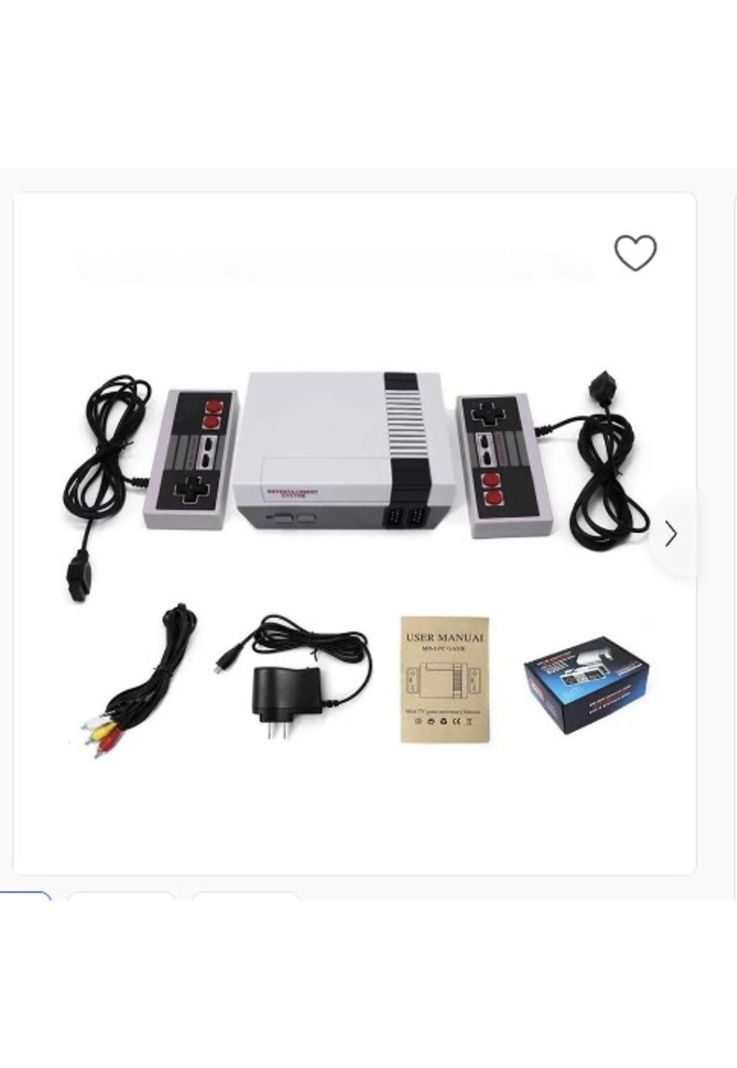Mini Consola Retro 620 Juegos Clasicos + 2 contrioles!-1