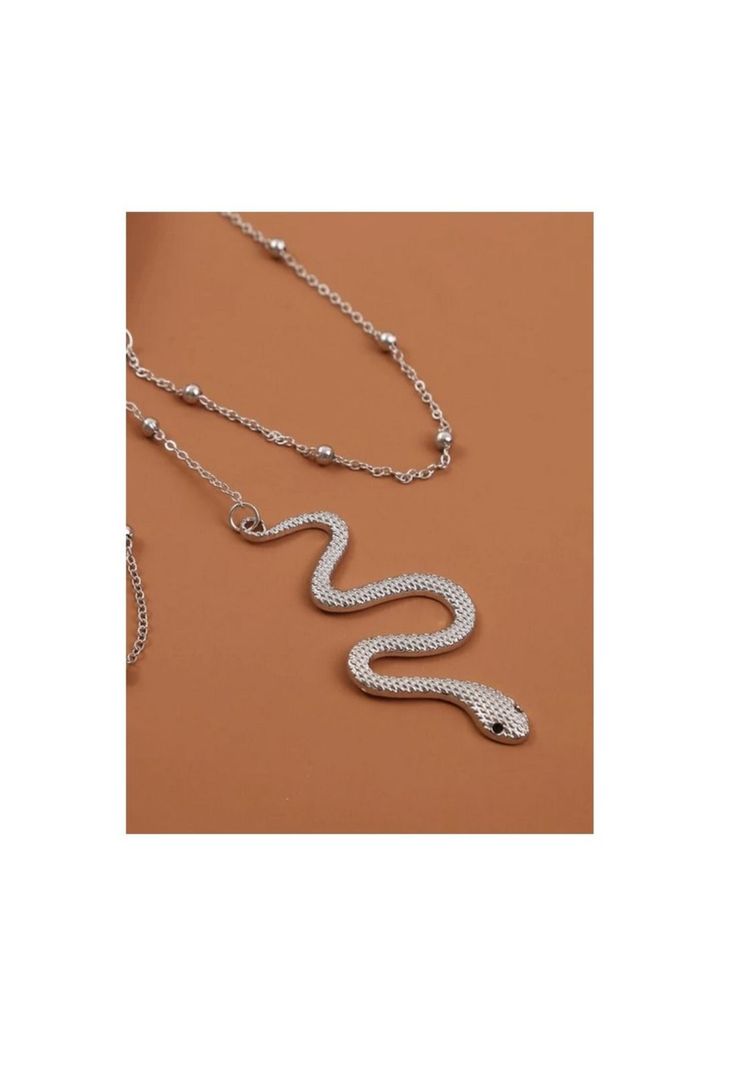 Cadena / Accesorio / Liguero Para Pierna Muslo Serpiente Plateado-2
