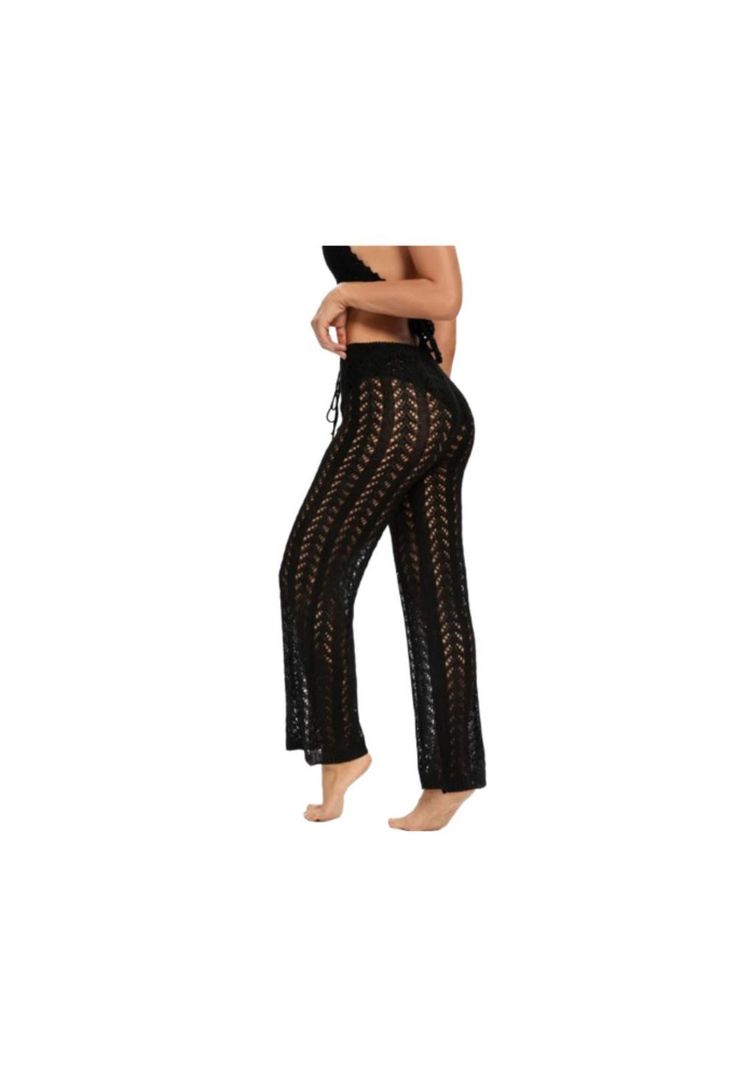 Pantalon Playero Tejido Cordon Delantero Pareo