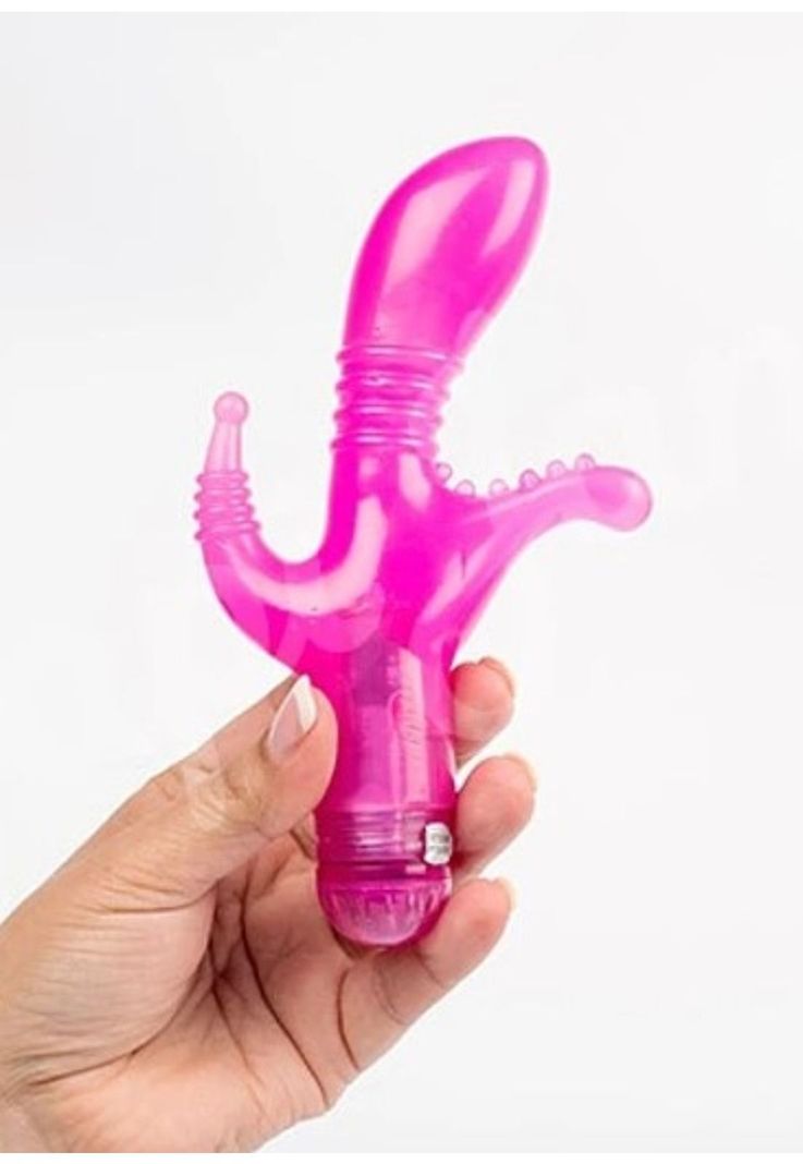 Vibrador Triple Flexi Tease Vaginal, Clitoris y Perineo-1