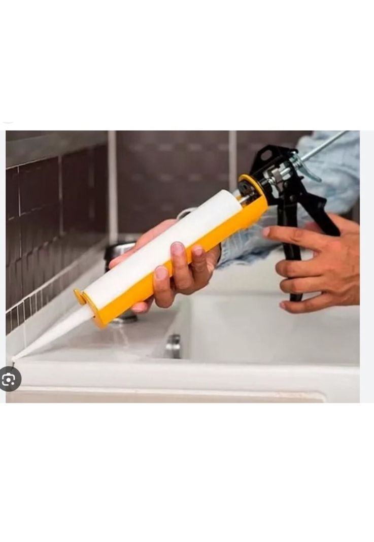 Silicona Sellador Baño Y Cocina Antihongo Transparente Interior Y Exterior Aderex 280ml-1