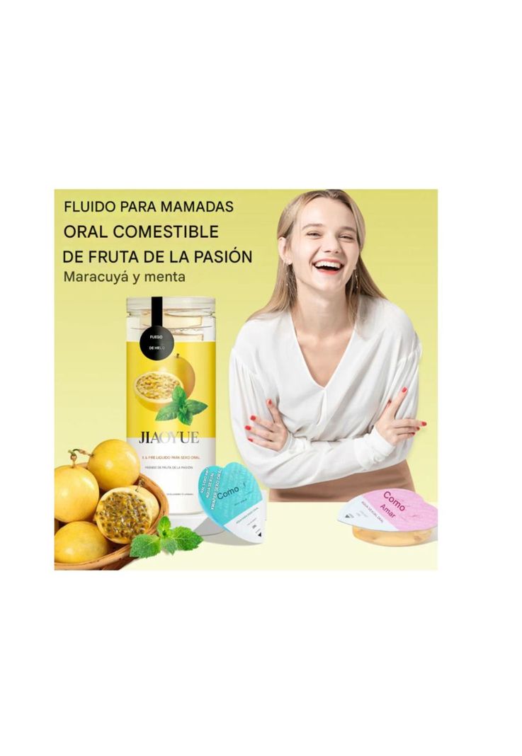 Lubricante Agua Comestible para Sexo Oral de Maracuyá 10 ml-2