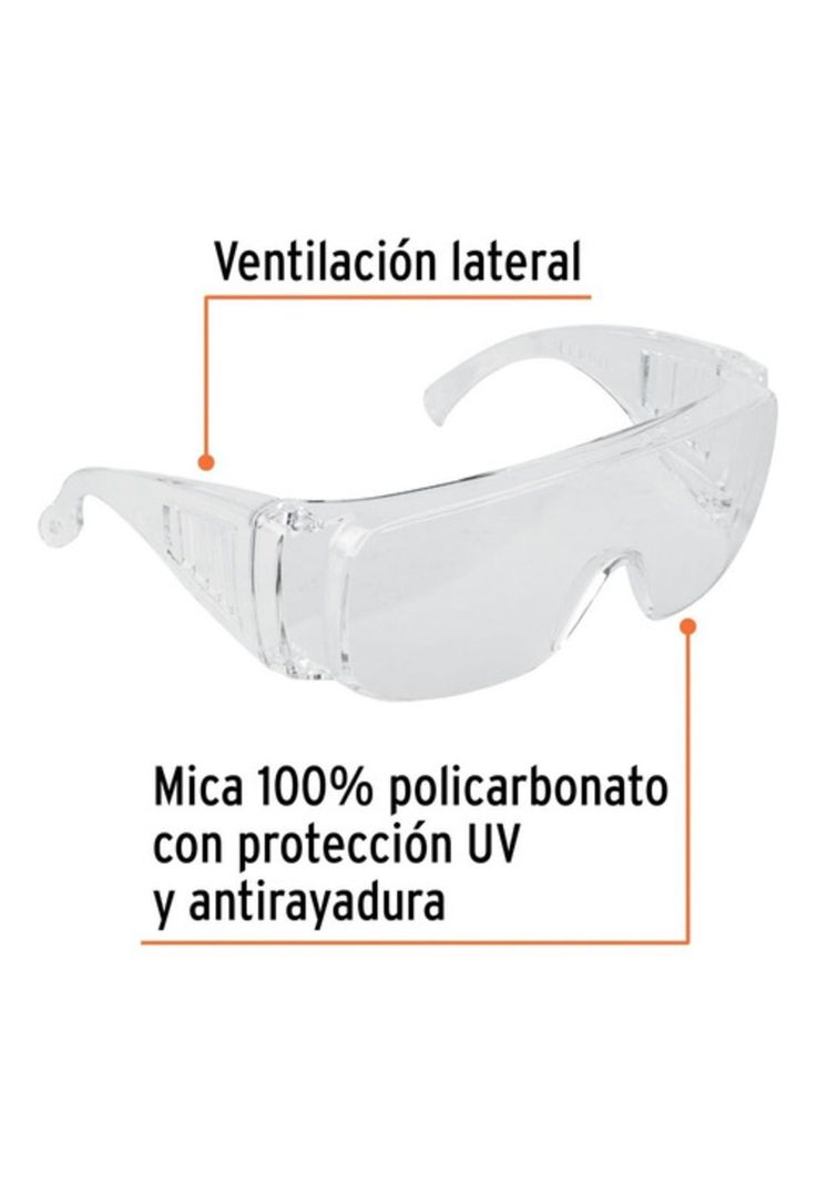 Lentes De Seguridad Transparentes, Truper Safe-1