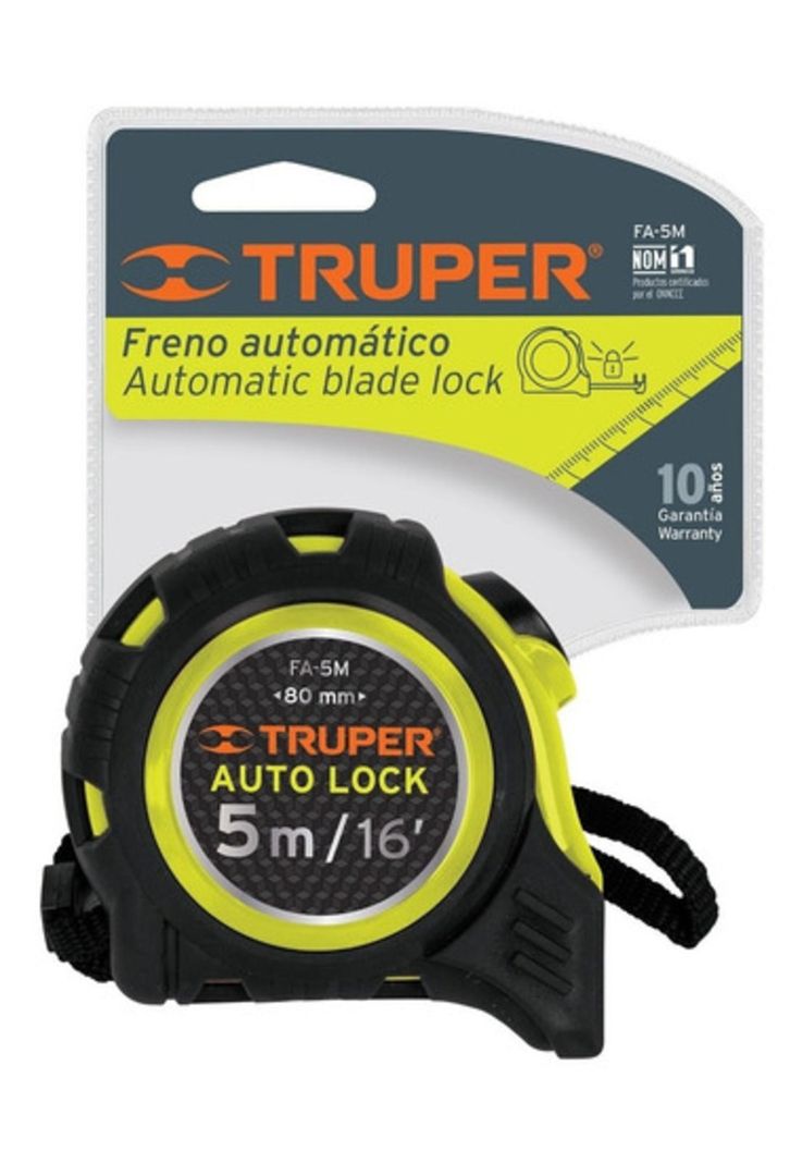 Huincha De Medir 5mtrs Autobloqueo Truper Profesional-1