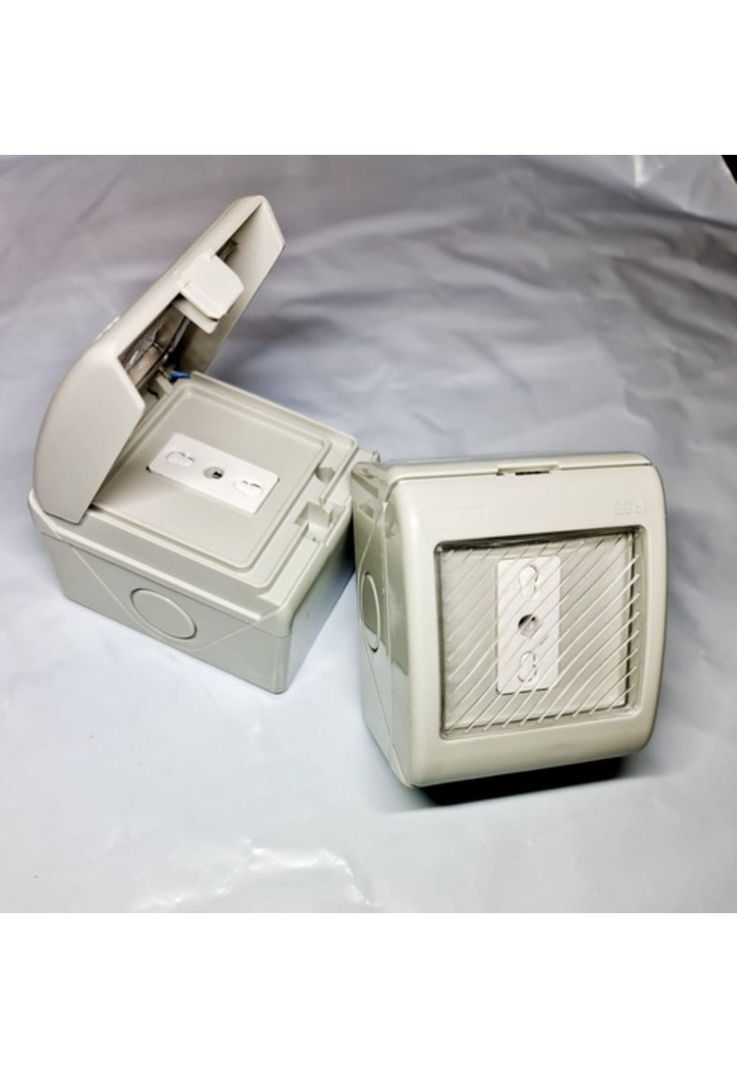 Tomacorriente Simple 10/16a Hidrobox Exterior Ip55 250v Lexo-2
