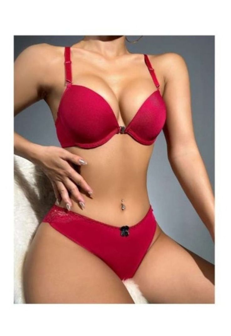 Lenceria Conjunto Brassier Tanga Mariposa Encaje Sexi-0
