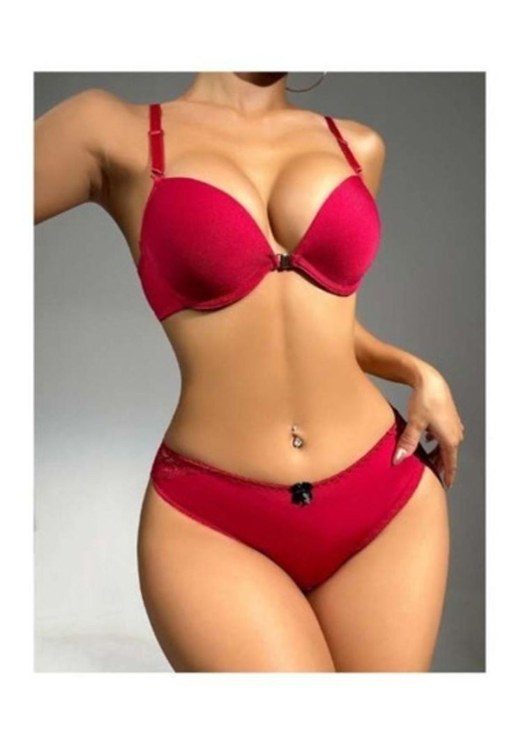 Lenceria Conjunto Brassier Tanga Mariposa Encaje Sexi-5