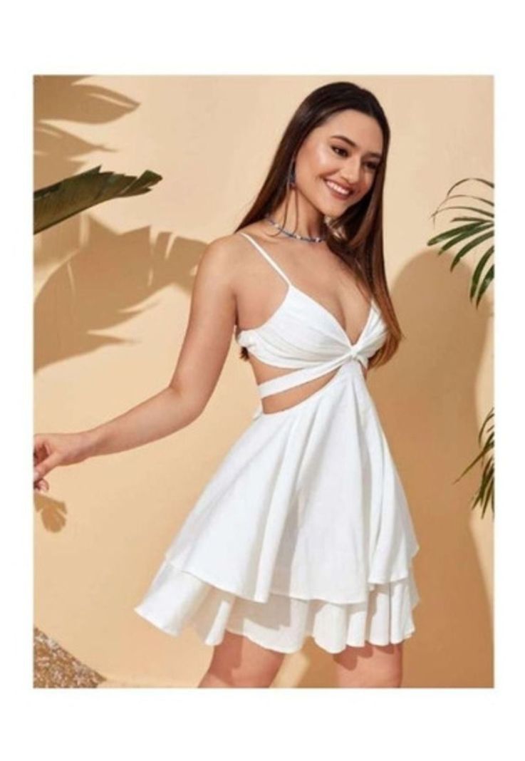 Vestido Bajo Capas Escote Lateral Levanta Pecho Casual-4