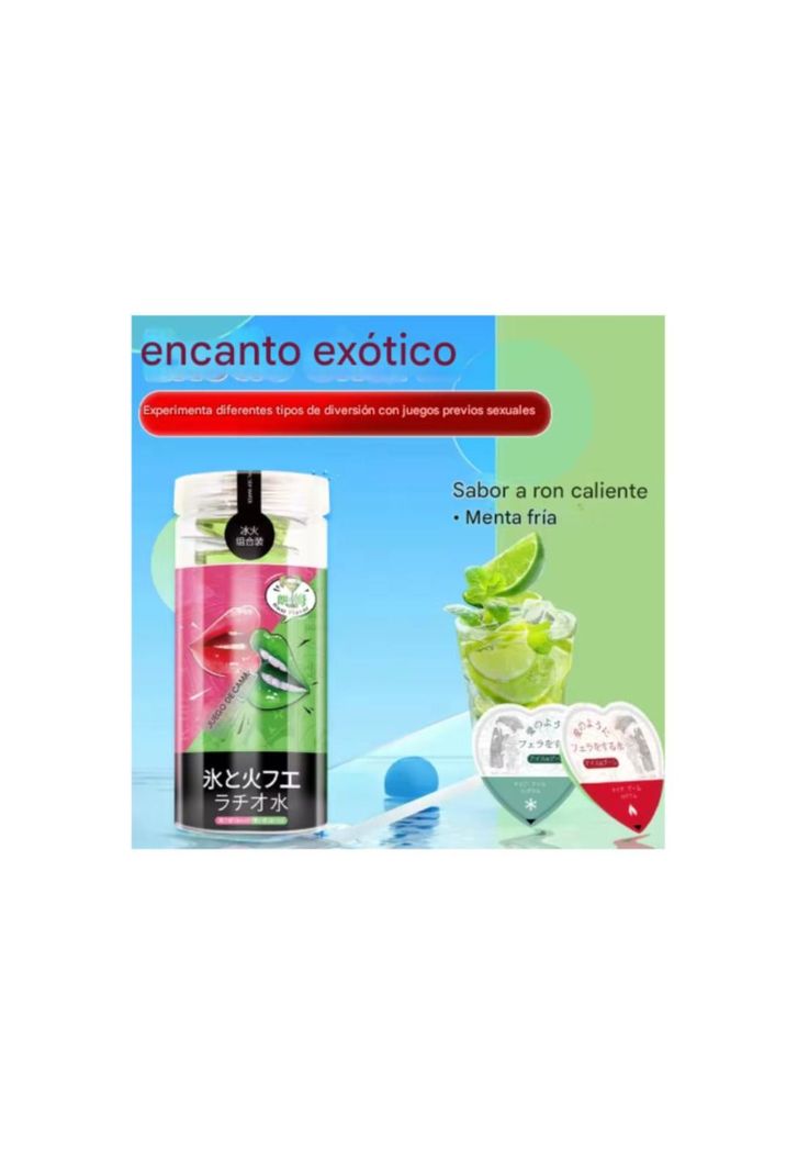Agua Lubricante para sexo oral Rico Mojito Intimo Pareja-2