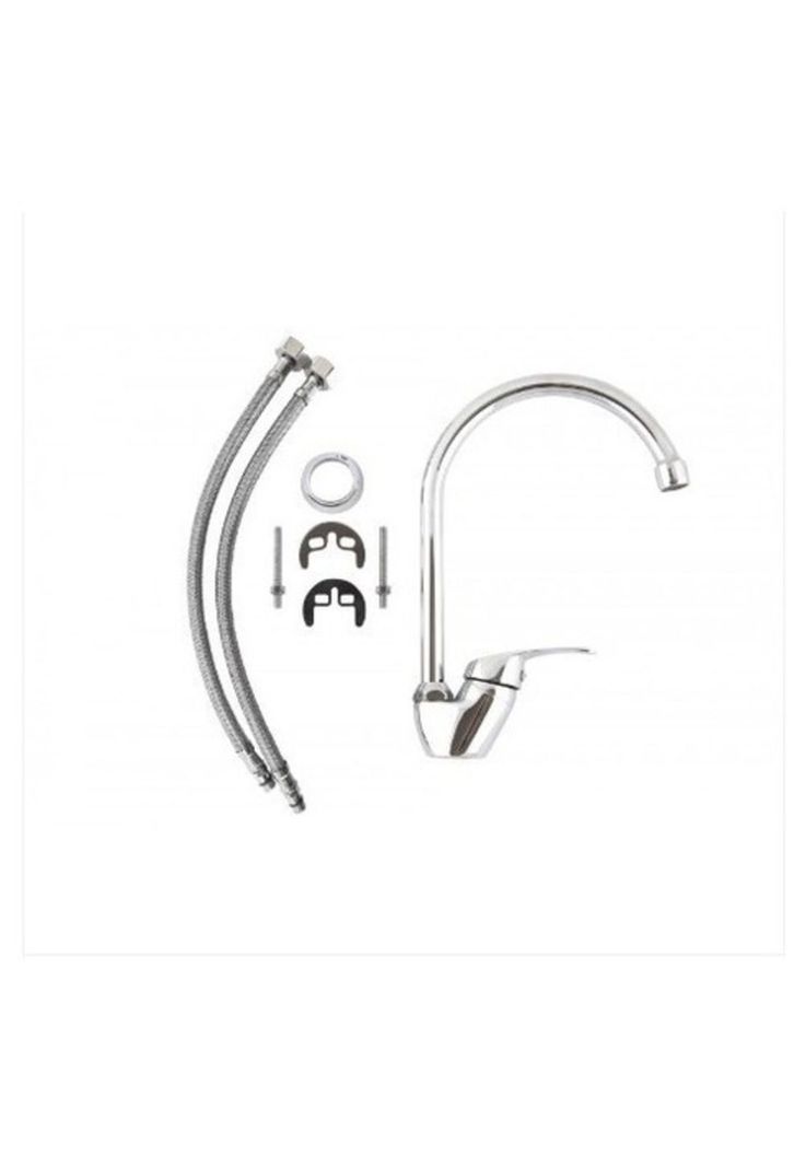 Llave Griferia Monomando Lavaplatos Hoffens Garantia 2 Años-1
