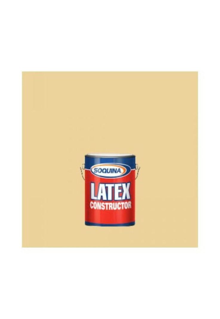 Pintura Latex Constructor Soquina Antihongos Galón Crema Pintura-0