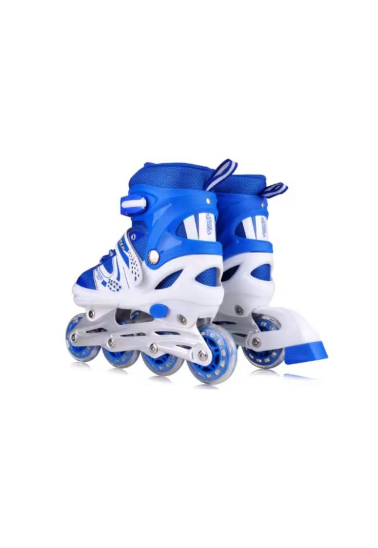 Patines Lineales Ajustables Con Luz+Kit De Protección Niños-2