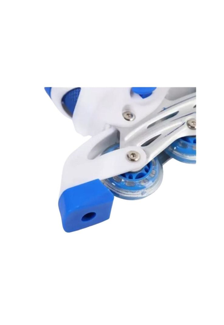 Patines Lineales Ajustables Con Luz+Kit De Protección Niños-5