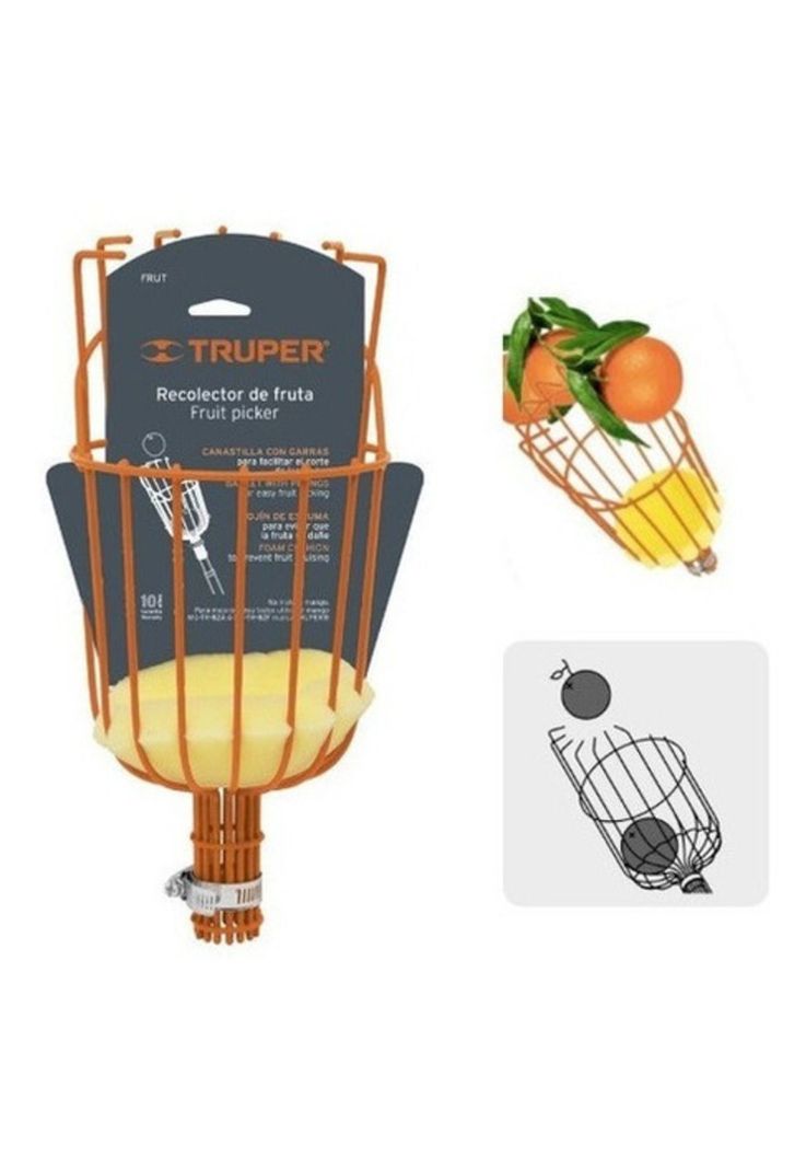 Recolector De Frutas Truper Con Cojin, Frut-0