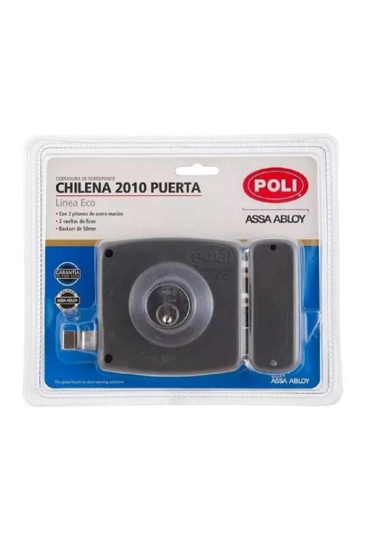Cerradura Poli Sobreponer 2010 Gris