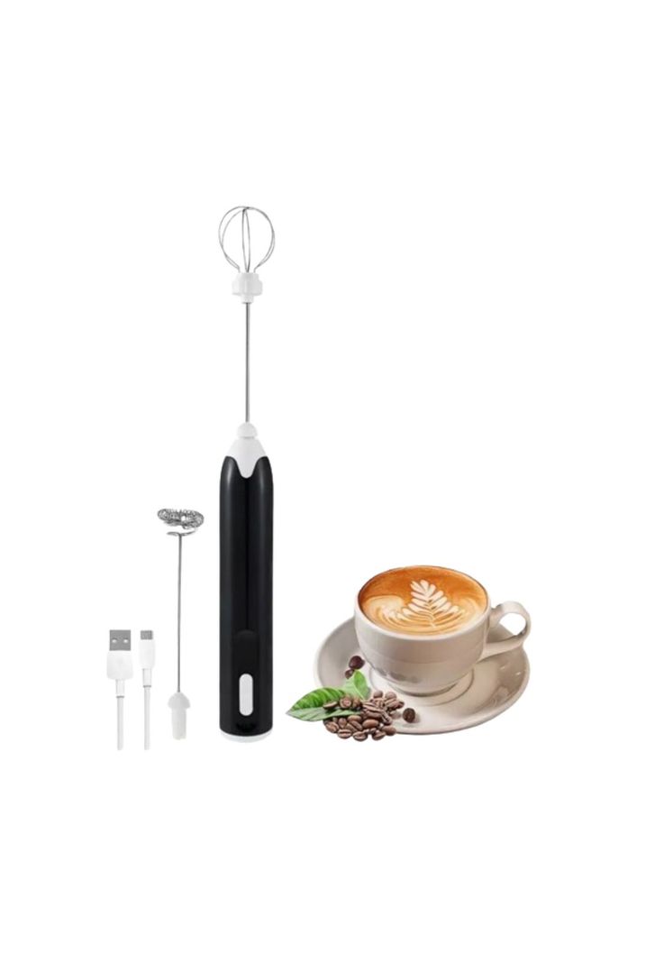 Mini Batidor Revolvedor De Café Y Espuma Leche Recargable USB-0