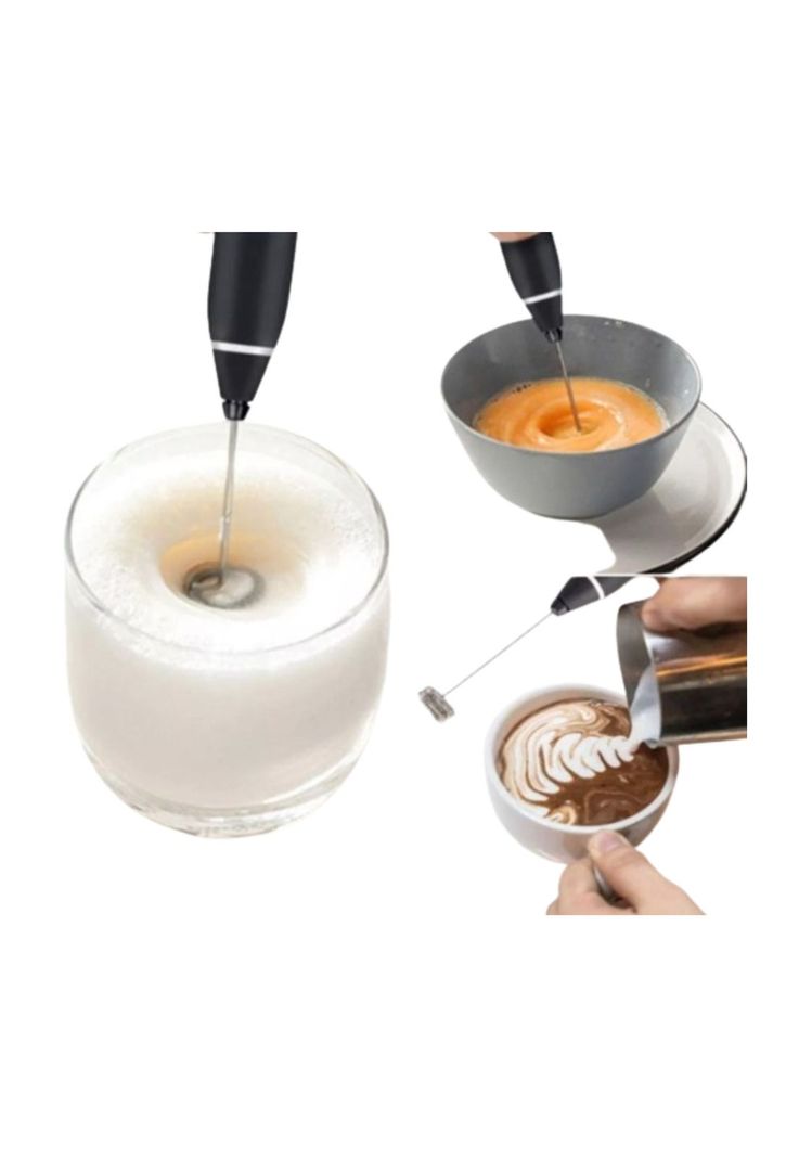 Mini Batidor Revolvedor De Café Y Espuma Leche Recargable USB-3