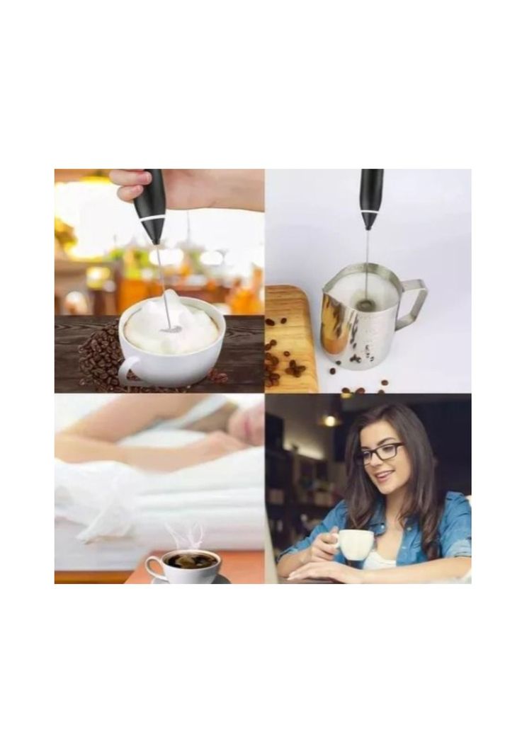 Mini Batidor Revolvedor De Café Y Espuma Leche Recargable USB-5