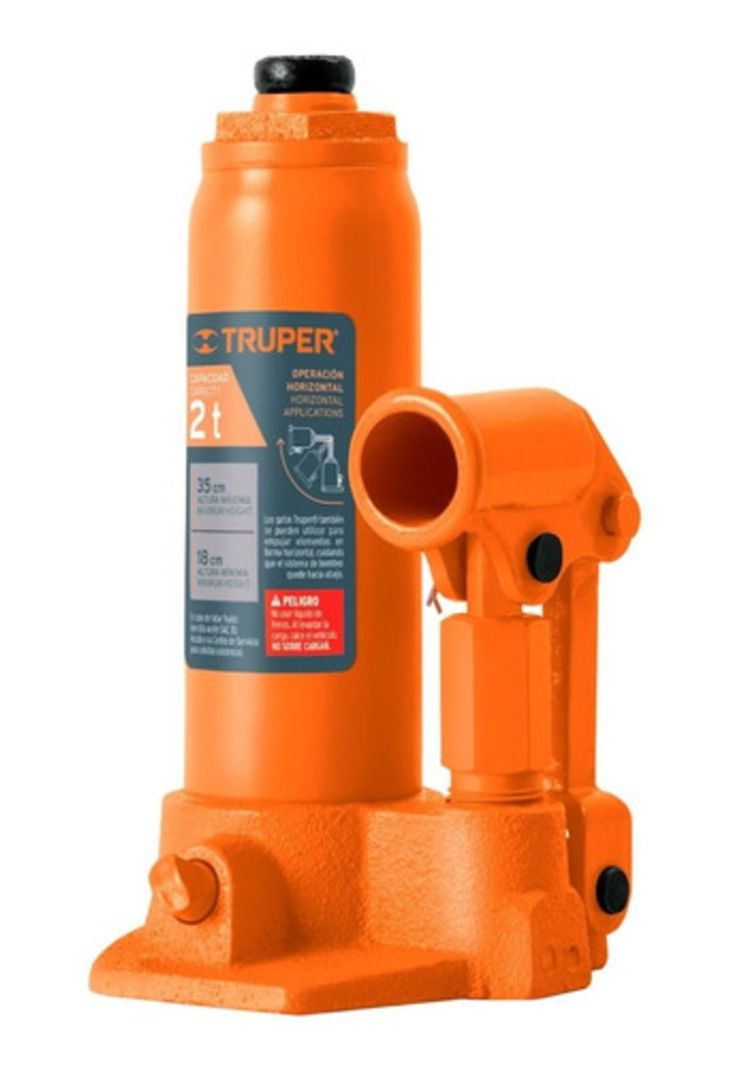 Gata Hidraulica Tipo Botella 2tn Truper-0