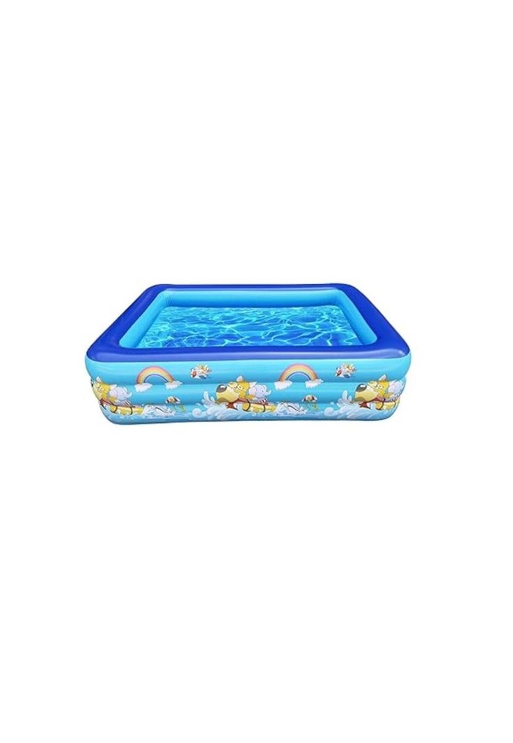 PISCINA INFLABLE VERANO 1,8M 180X130X55CM DIVERSION JUEGO-0