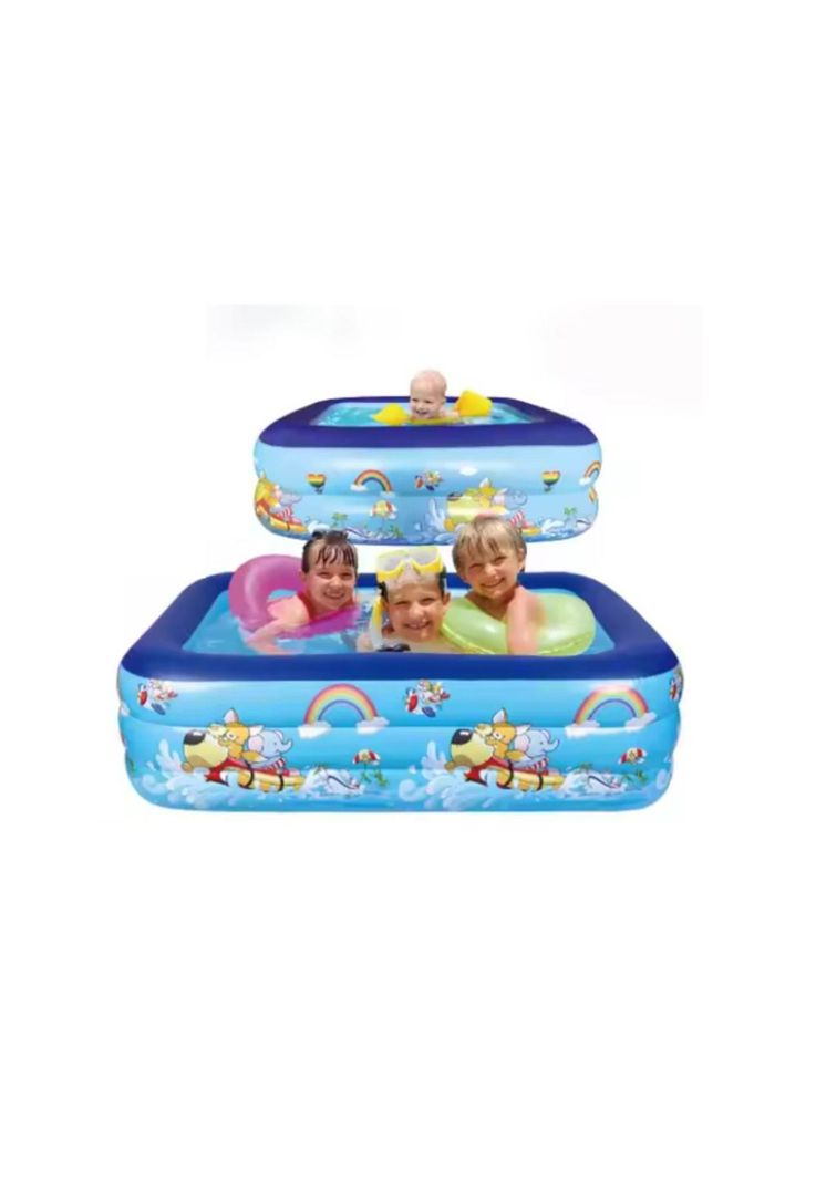 PISCINA INFLABLE VERANO 1,8M 180X130X55CM DIVERSION JUEGO-6