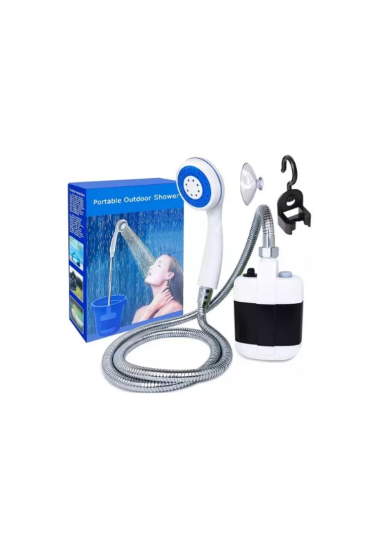 Ducha Regadera Portátil Recargable Para Exteriores Camping Aire Libre-0