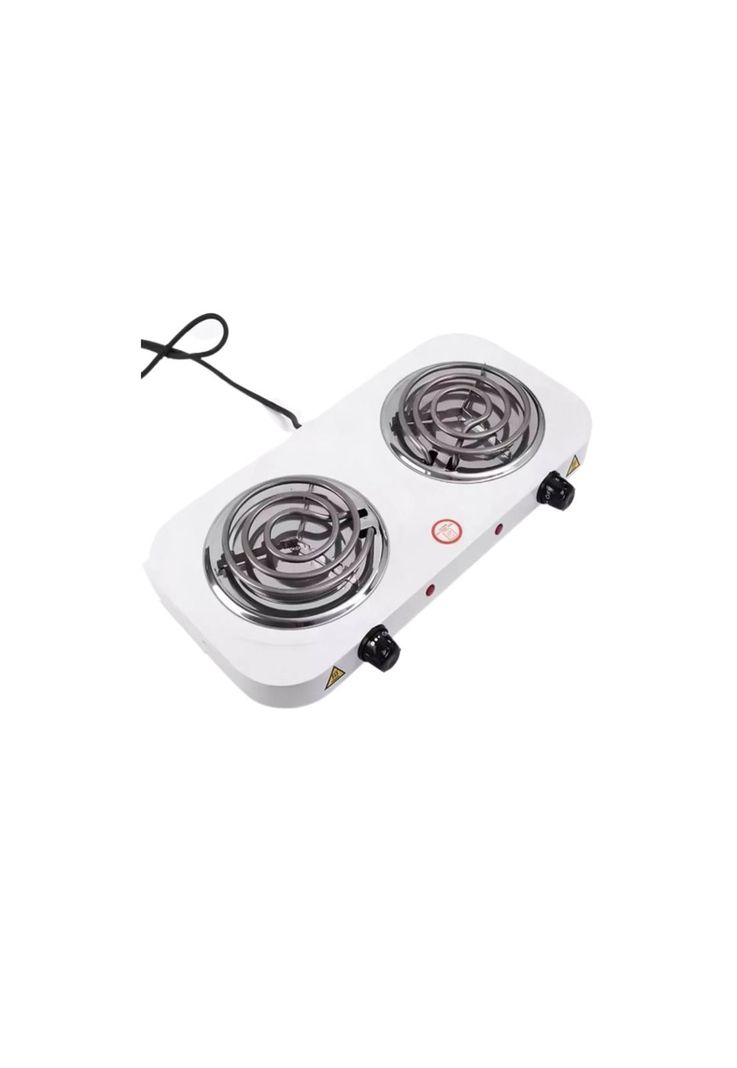 Cocina Eléctrica Doble Plato Portátil Encimera De 2000w-3
