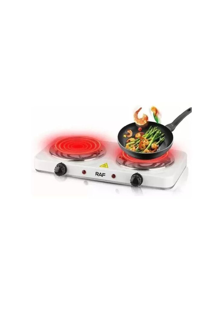 Cocina Eléctrica Doble Plato Portátil Encimera De 2000w-5