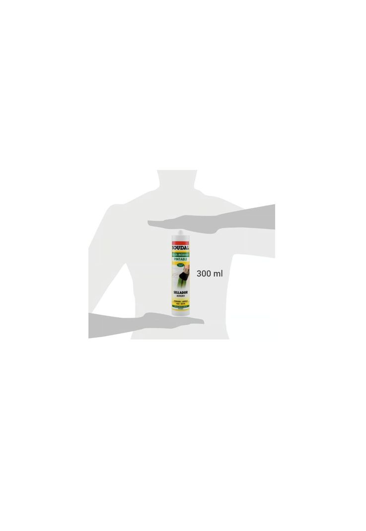 Sellador Acrílico Siliconizado  Pintable SOUDAL 300ML-2