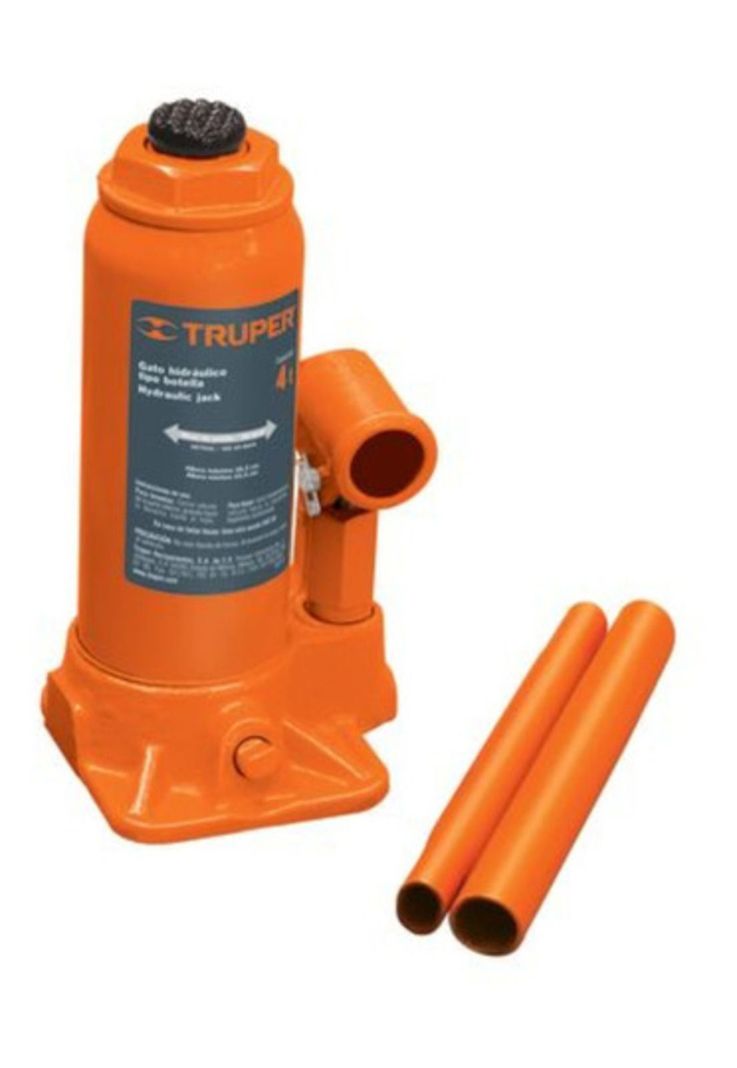 Gata Hidraulica 4 Tn Tipo Botella Truper Gat-4-0