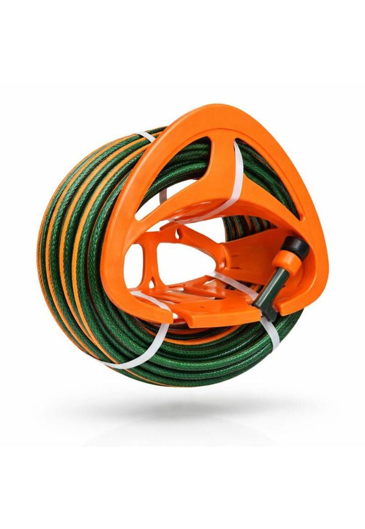 Colgador Portamanguera Jardin Truper Naranjo