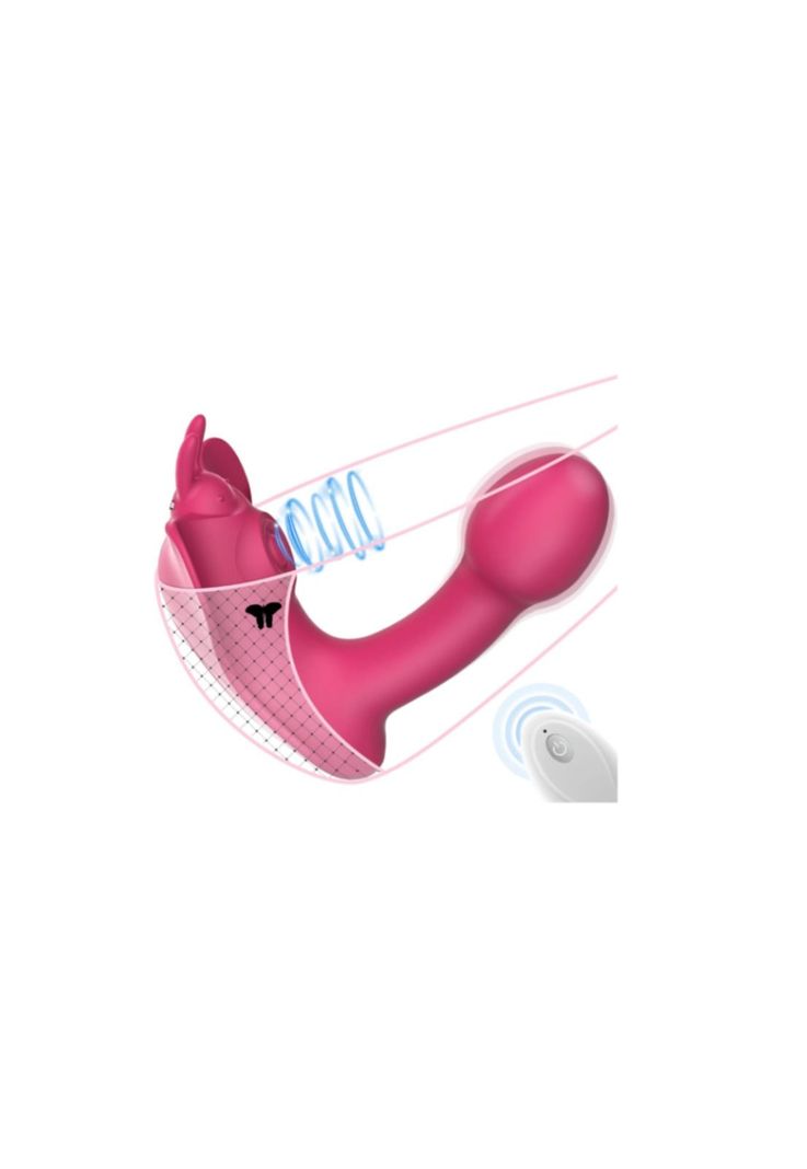 Vibrador y Succionador a Control Remoto Mambo Inalámbrico Juguete Sexual-3