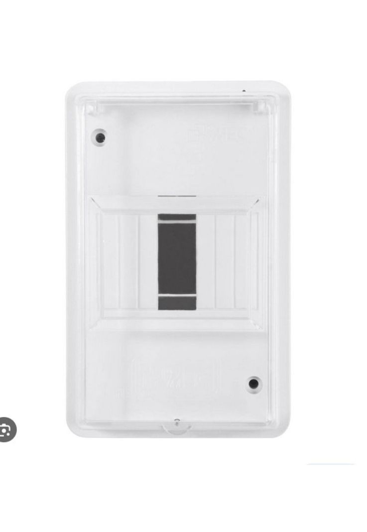 Tablero Electrico Embutir 4 puestos con Riel 4din PVC autoextinguible-0