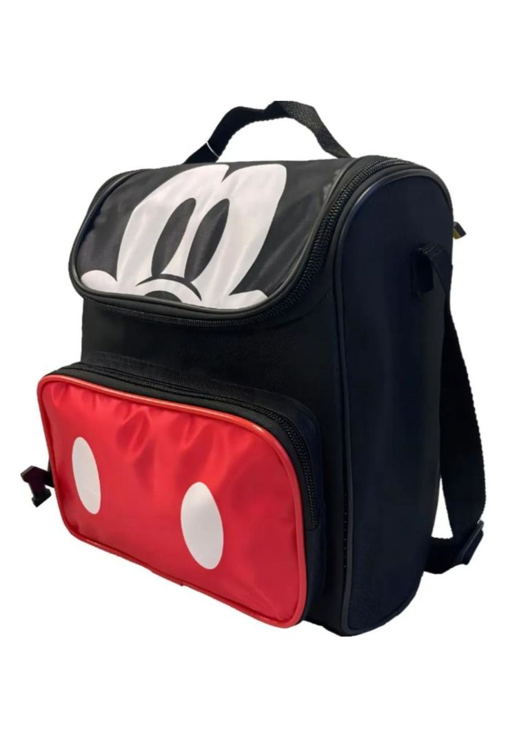 Lonchera Termica Escolar Bolso Infantil Resistente Portatil Negro