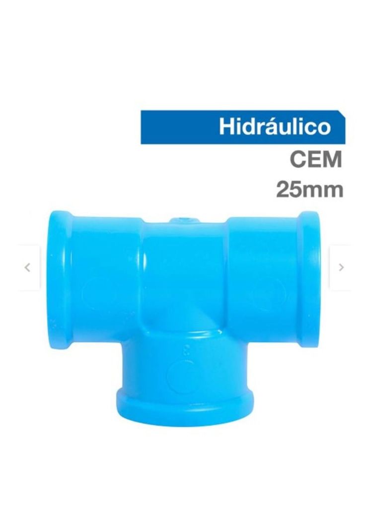 Pack 10 Unidades Tee PVC-P Cementar 25MM PN10-0