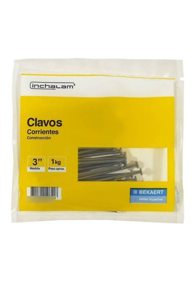 Clavo Corriente De 3 Pulgadas 25 Unidades Inchalam-2