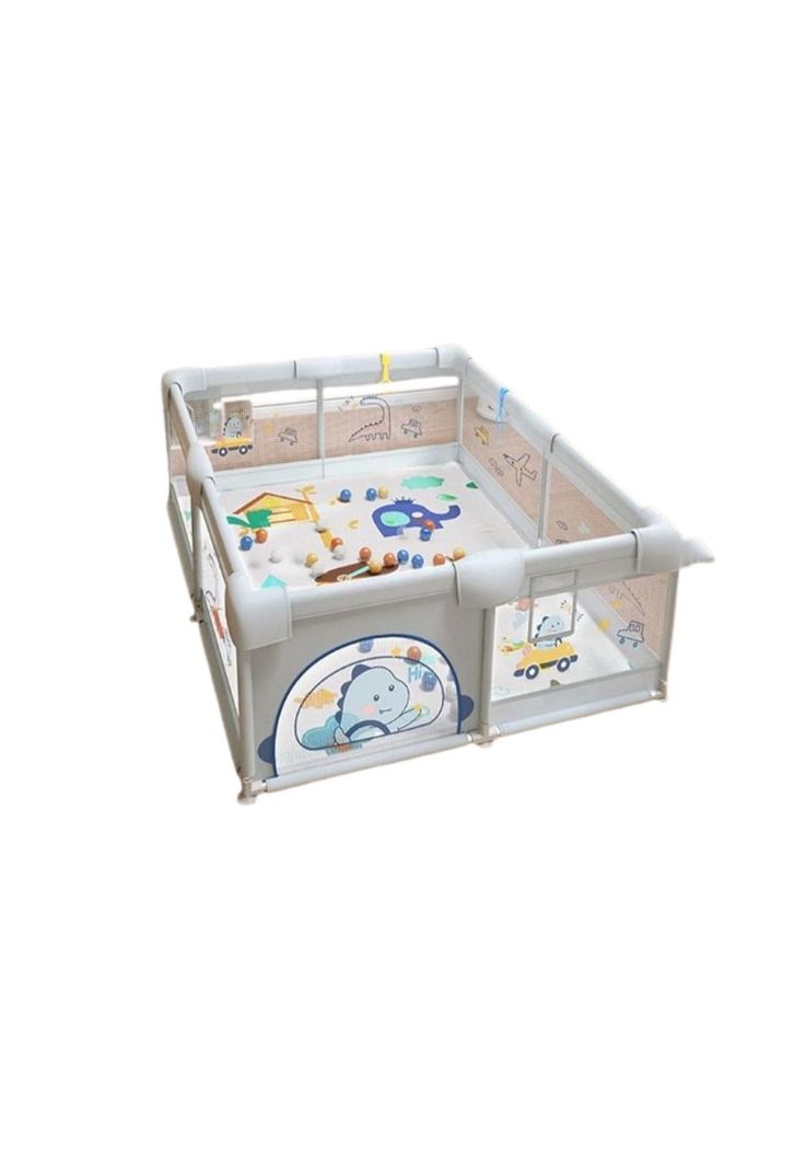 Corral Centro De Juego 2 X 1.8 M Portátil Bebés Y Niños-0