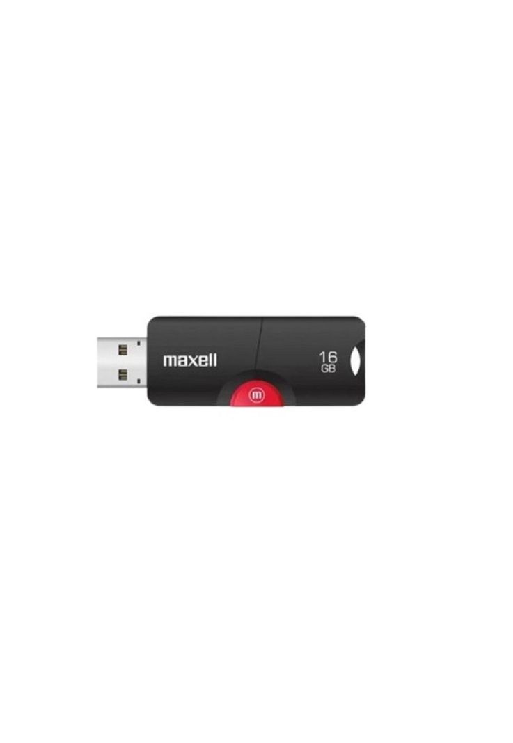 Pendrive Maxell FLIX 16GB USB 2.0 Retráctil, Transferencia Rápida-1
