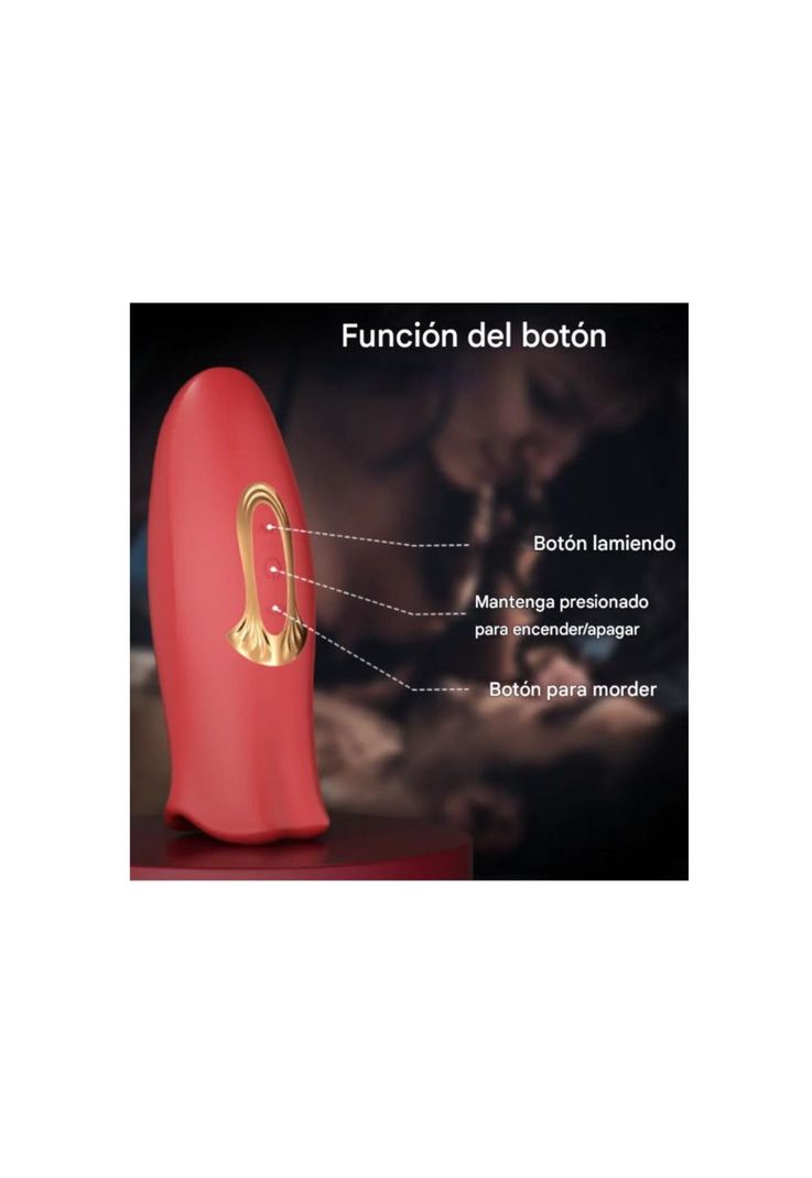 Vibrador Masajeador Sexual de Lengua Femenino Juguete Sexual-2