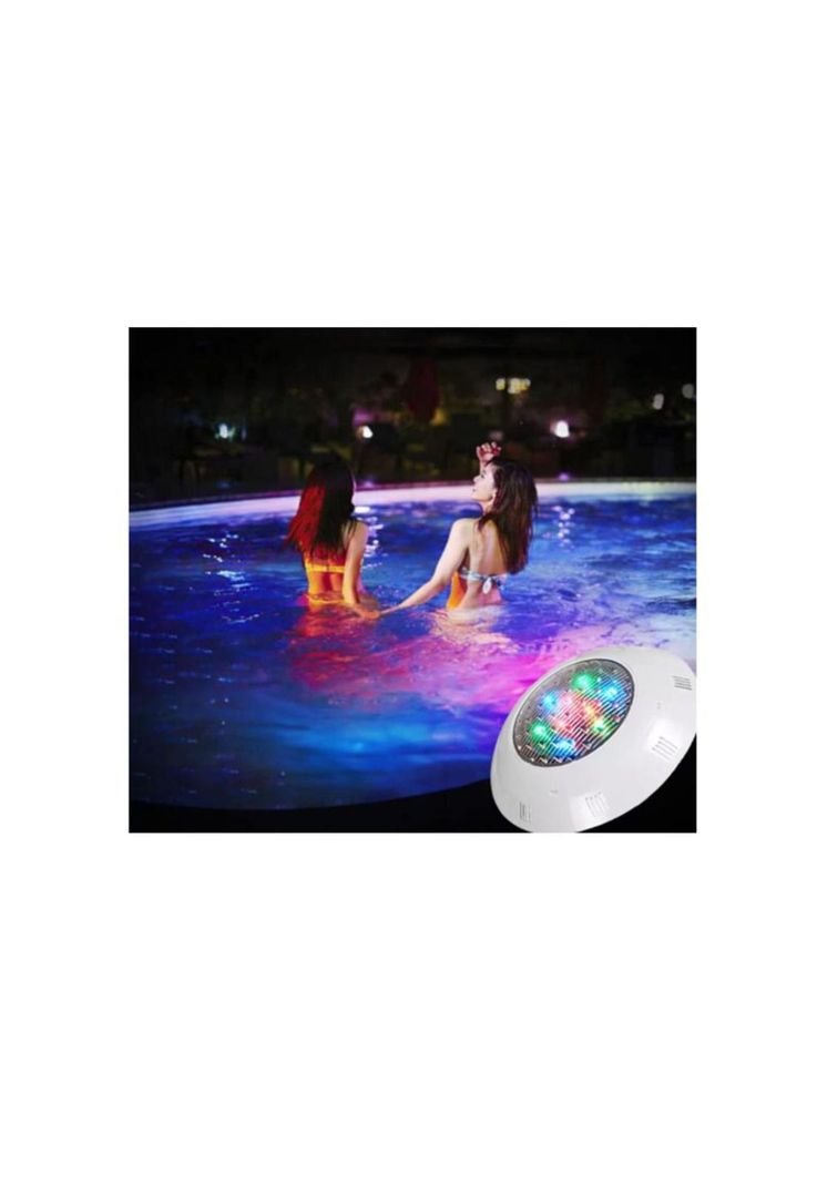 Foco Luz Led de Piscina con Control Remoto 24w Multicolor-6