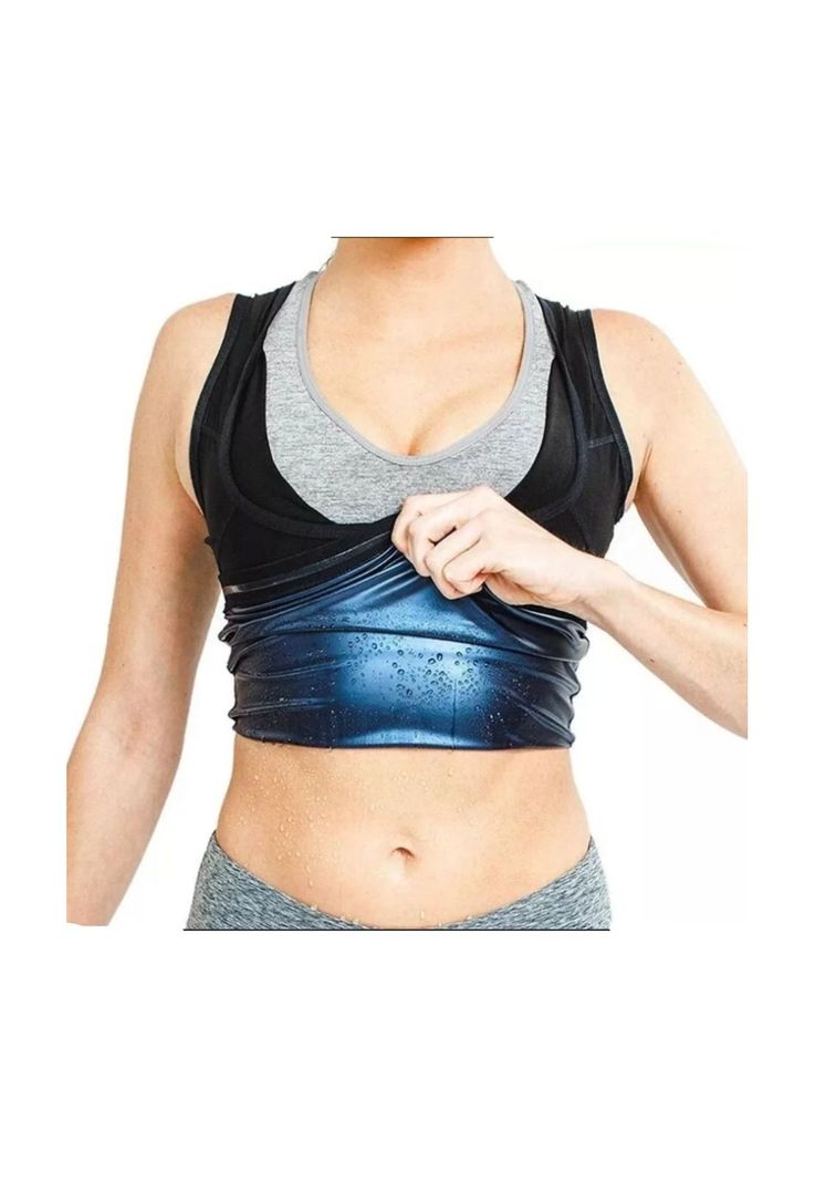 Faja Reductora De Mujer Térmica Adelgazante Modeladora Gym-0