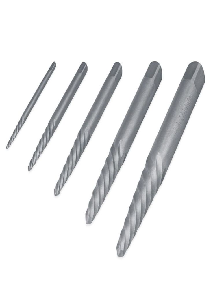 Juego Extractor De Tornillos 1/8 A 3/4 5 Pzs Truper Ext-5