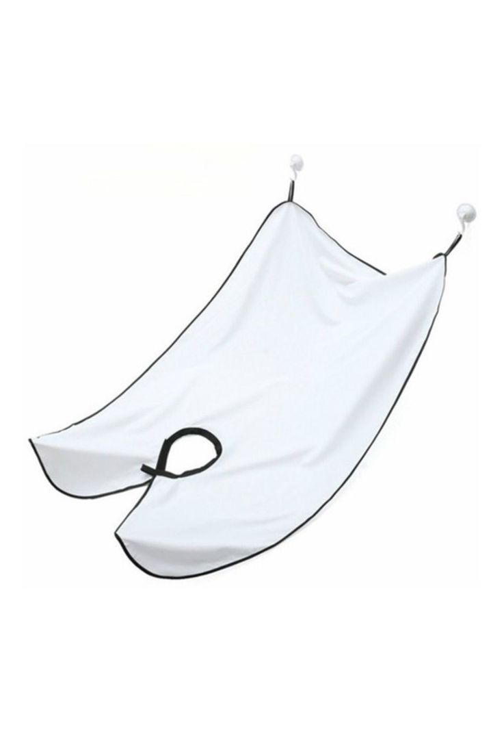Capa Delantal Para Corte De Barba Afeitado Afeitar Blanco-3