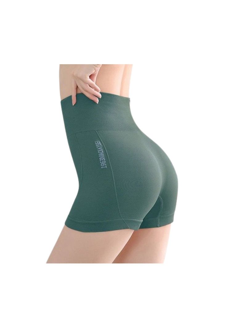 Short De Mujer Deportivo Sexy Cintura Alta, Sin Costura Yoga-0
