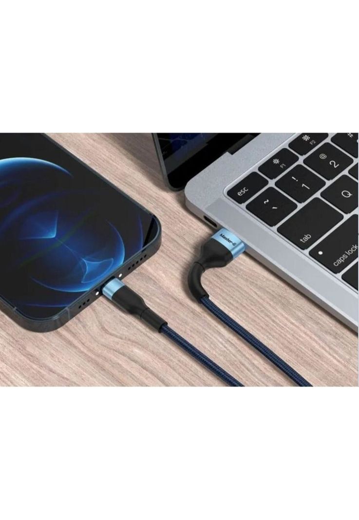 Cable USB-C Carga Rápida Antinudos 1m Master-G-4
