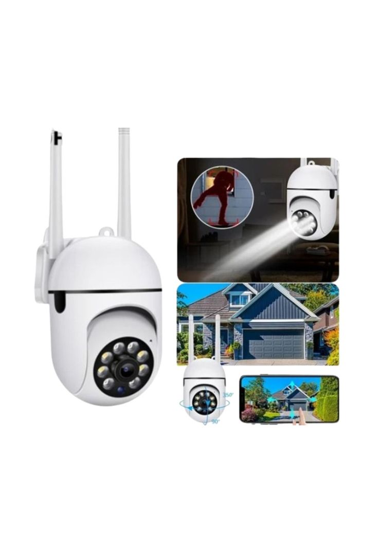 Camara Inteligente 360° WIFI-Alarma-Audio-Voz -FHD Vision Nocturna-4