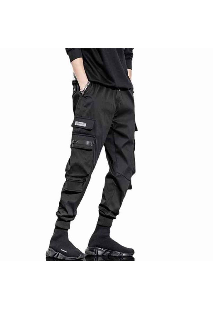 Joggers Pantalon Cargo Streetwear De Casual Para Hombre-2